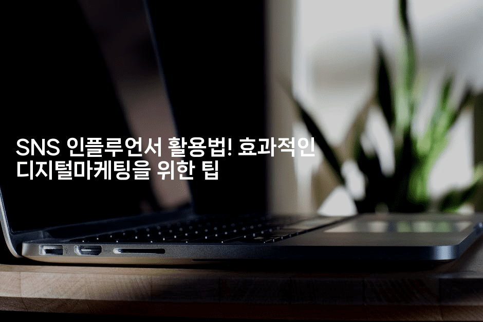 SNS 인플루언서 활용법! 효과적인 디지털마케팅을 위한 팁-마켓찡